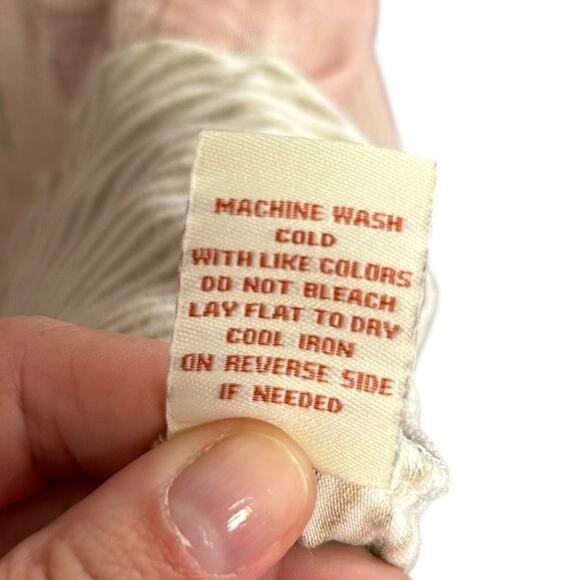 Sundance Pink Ever Blooming Floral Print Mesh Layered Short Sleeve Top Womens XL - Picture 5 of 6